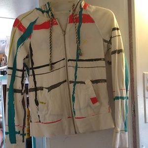 Hurley reversible zip up hoodie